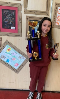 Our very talented dancer brings home two trophies!