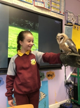 Another Unusual Visitor to our School last Week