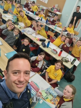 Garda Visit to 3rd & 4th Class